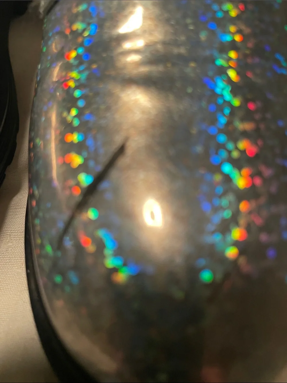 Kids Holographic Silver Sparklr Lace-Up and Zip Boots.
